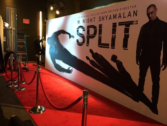 split movie premiere